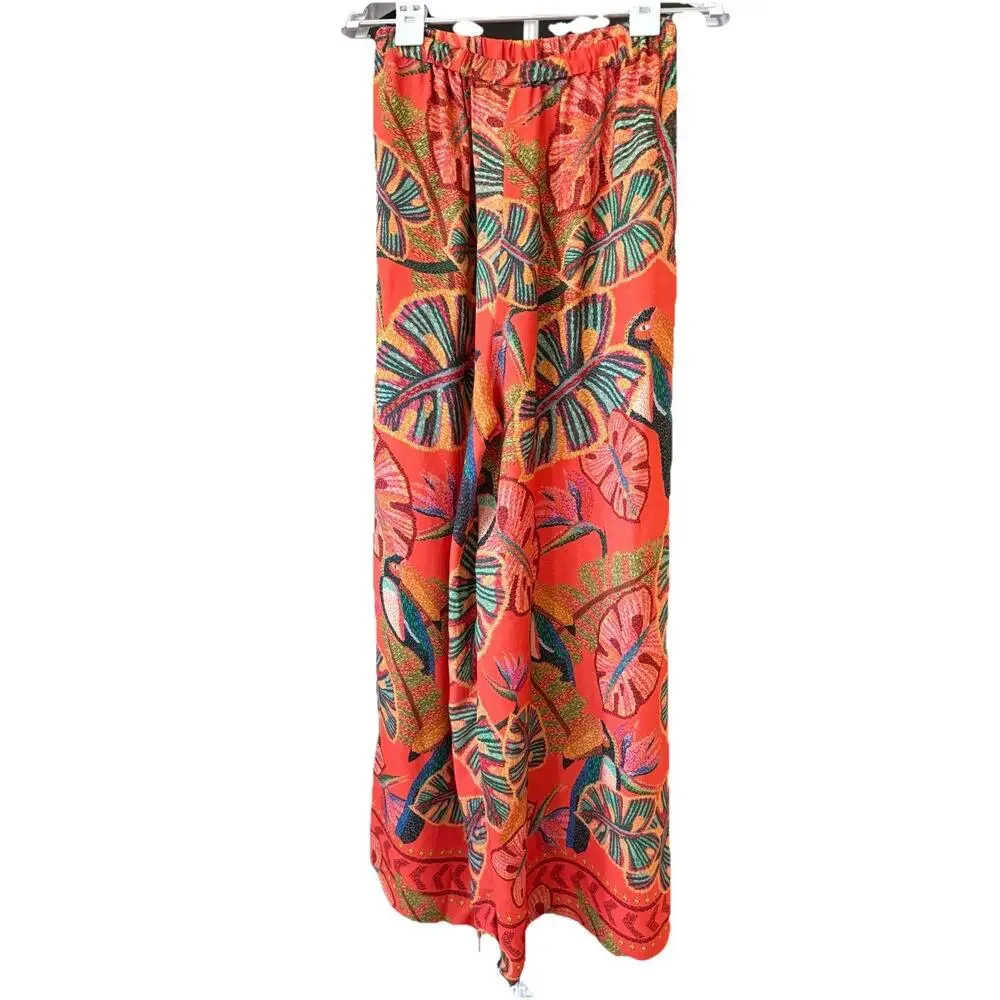 Farn Rio Women's Size Small Birdie Wide Leg Pants Size Small NWT! - Picture 8 of 12